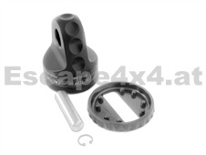 Bergeöse Prolink mit Titanium Stift und Gummischutz (schwarz)